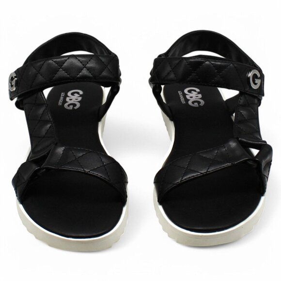 GBG Los Angeles Women S Kaylia Sporty Flat Sandals Women S Shoes - Picture 3 of 8